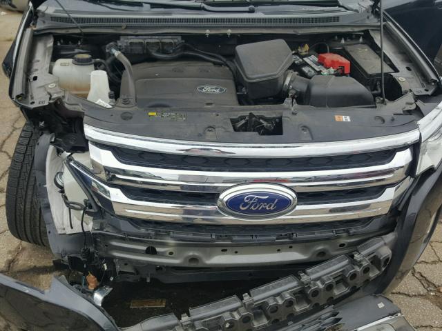 2FMDK3KC6EBA49337 - 2014 FORD EDGE LIMIT BLACK photo 7