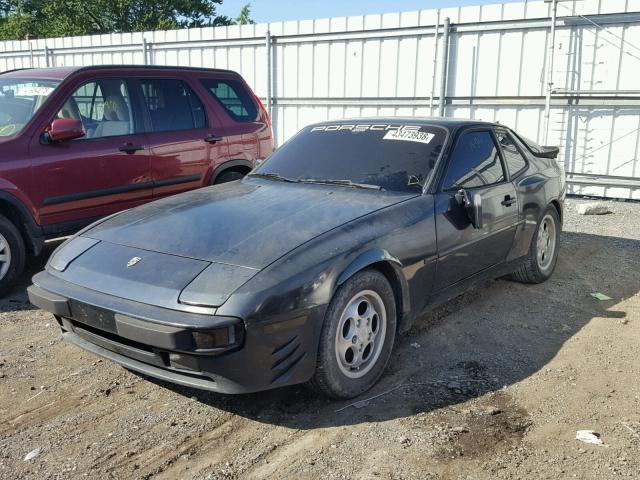 WP0AA0949KN452526 - 1989 PORSCHE 944 BLACK photo 2