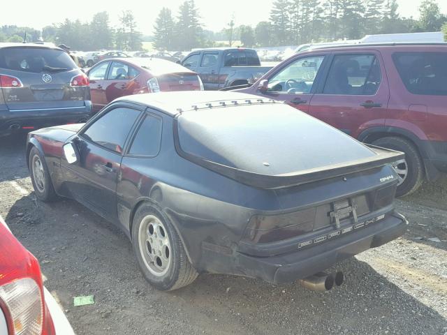 WP0AA0949KN452526 - 1989 PORSCHE 944 BLACK photo 3