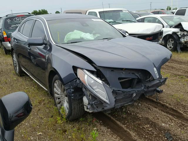1LNHL9EK7DG608180 - 2013 LINCOLN MKS BLUE photo 1