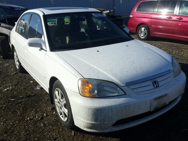 2HGES267X3H574963 - 2003 HONDA CIVIC EX თეთრი ფოტო 1