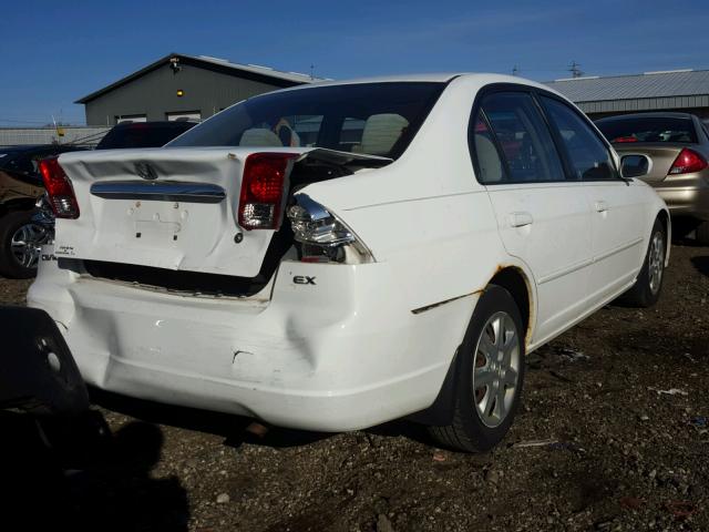 2HGES267X3H574963 - 2003 HONDA CIVIC EX WHITE photo 4