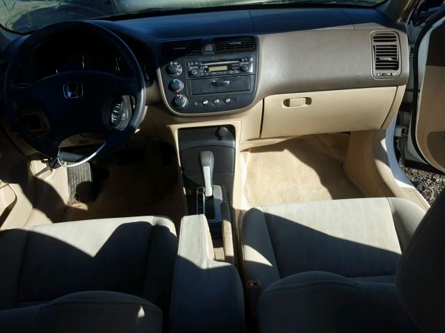 2HGES267X3H574963 - 2003 HONDA CIVIC EX თეთრი ფოტო 9