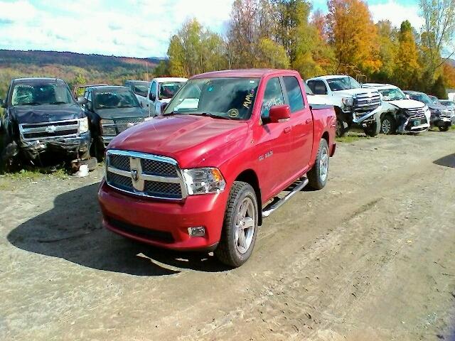 1D3HV13T79S744008 - 2009 DODGE RAM 1500 RED photo 2