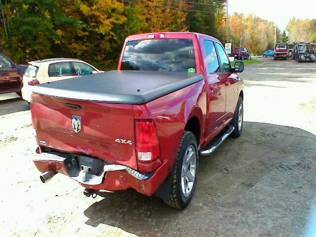 1D3HV13T79S744008 - 2009 DODGE RAM 1500 RED photo 4