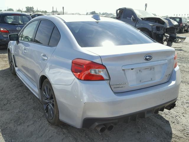 JF1VA1A64F9817512 - 2015 SUBARU WRX SILVER photo 3