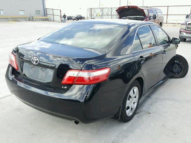 4T4BE46K08R015405 - 2008 TOYOTA CAMRY CE BLACK photo 4