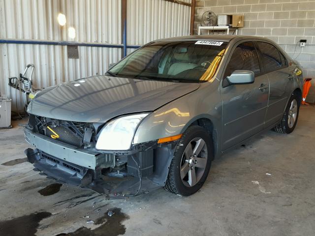 3FAHP07Z98R262331 - 2008 FORD FUSION SE GREEN photo 2