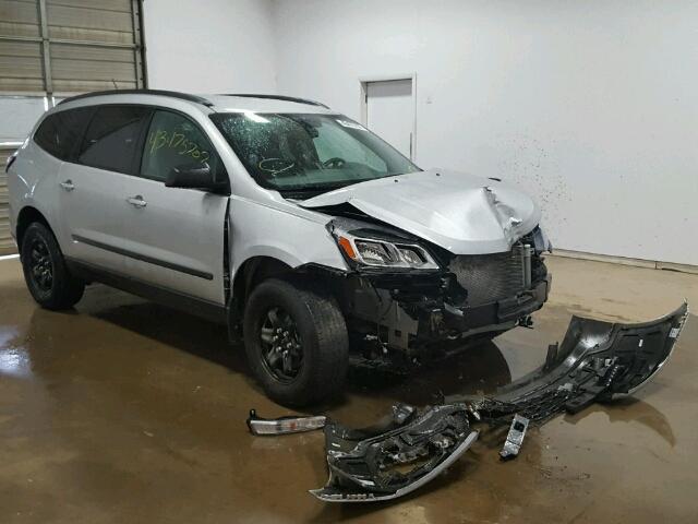 1GNKRFKD0FJ369937 - 2015 CHEVROLET TRAVERSE L SILVER photo 1