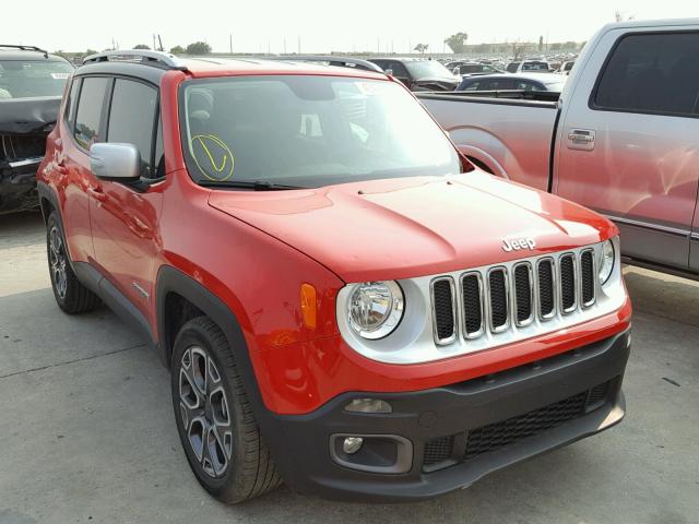 ZACCJADB9HPG40774 - 2017 JEEP RENEGADE L RED photo 1