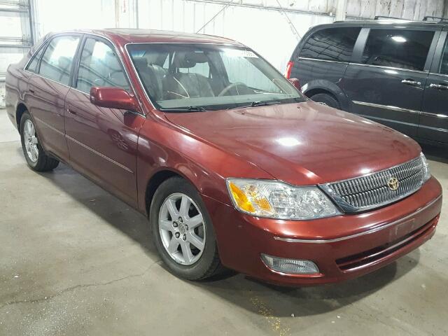 4T1BF28BX1U138708 - 2001 TOYOTA AVALON XL MAROON photo 1