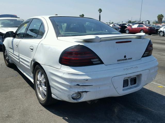 1G2NF52EXYM821044 - 2000 PONTIAC GRAND AM S 白色 照片 3