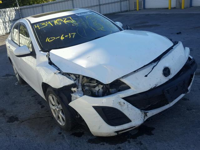 JM1BL1SG7A1242893 - 2010 MAZDA 3 WHITE photo 1