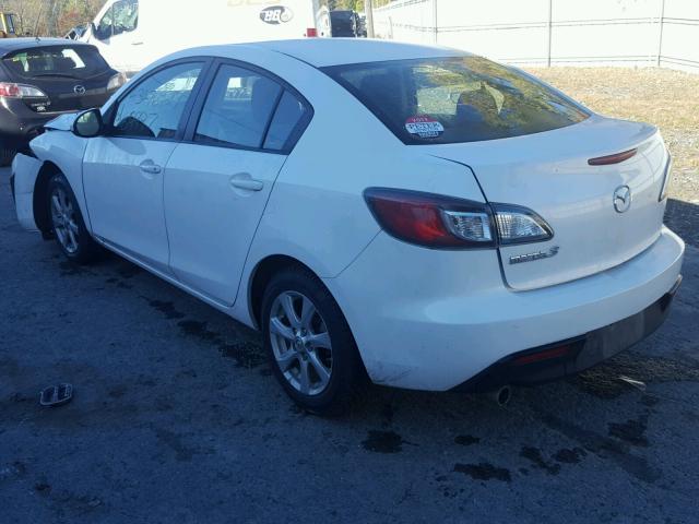 JM1BL1SG7A1242893 - 2010 MAZDA 3 WHITE photo 3