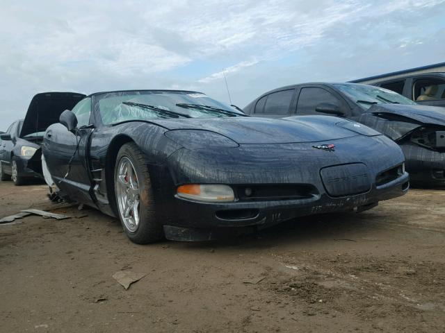 1G1YY22G2W5117195 - 1998 CHEVROLET CORVETTE BLACK photo 1