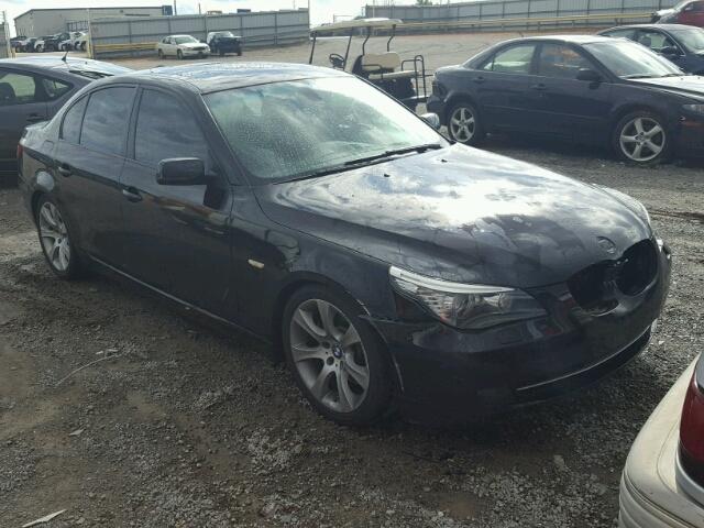 WBANW13528CN55461 - 2008 BMW 535 BLACK photo 1