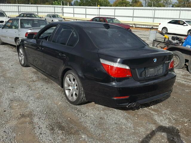 WBANW13528CN55461 - 2008 BMW 535 BLACK photo 3