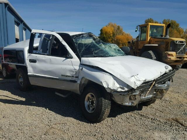 1B7KF23W81J221134 - 2001 DODGE RAM 2500 WHITE photo 1