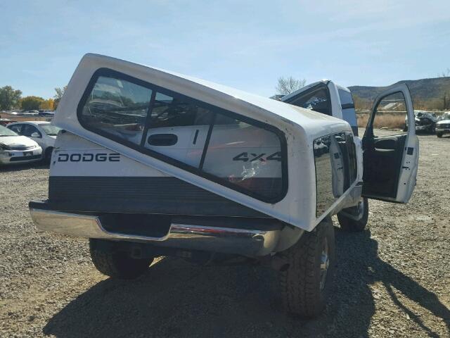 1B7KF23W81J221134 - 2001 DODGE RAM 2500 WHITE photo 4