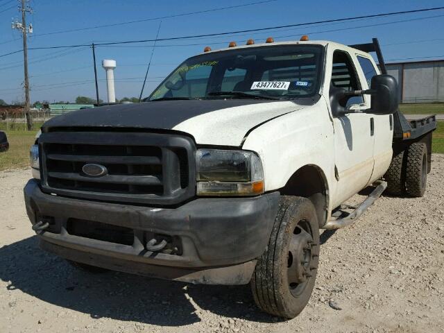 1FDXW46F01EA97376 - 2001 FORD F450 SUPER WHITE photo 2