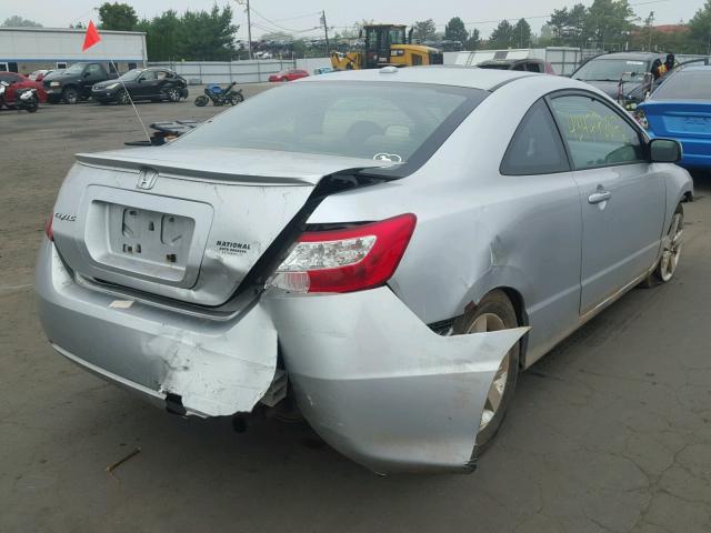 2HGFG12847H523768 - 2007 HONDA CIVIC EX GRAY photo 4