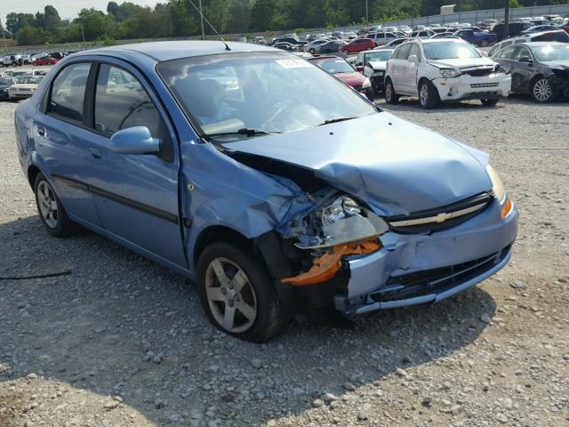 KL1TD52605B404466 - 2005 CHEVROLET AVEO BASE Көк фото 1