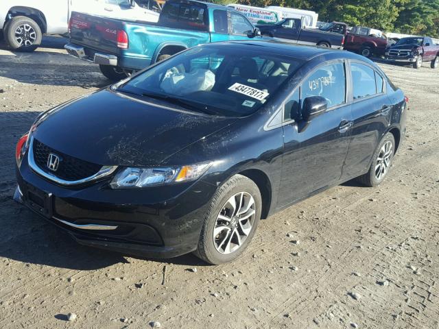 19XFB2F81FE254362 - 2015 HONDA CIVIC EX შავი ფოტო 2