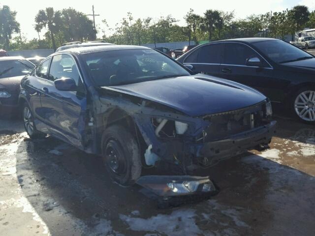 1HGCS123X9A005574 - 2009 HONDA ACCORD BLUE photo 1