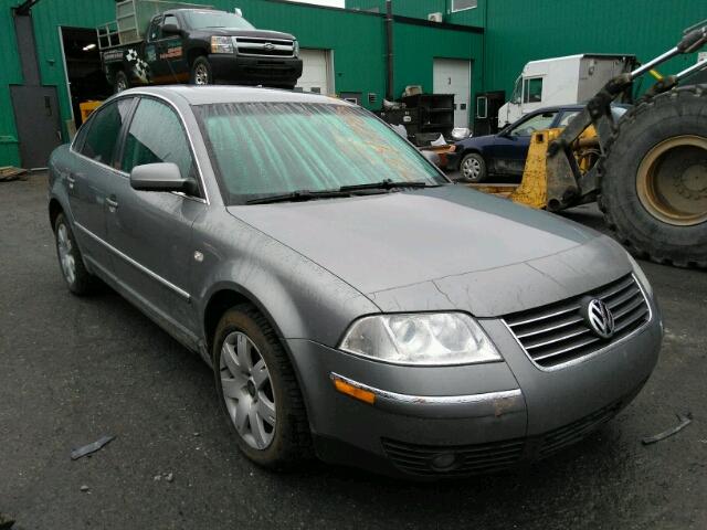 WVWTH63B73P348363 - 2003 VOLKSWAGEN PASSAT GLX GRAY photo 1