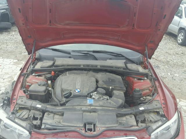 WBADX7C56BE579222 - 2011 BMW 335 I RED photo 7