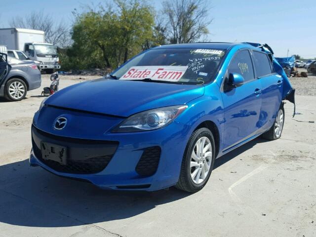 JM1BL1M77C1653811 - 2012 MAZDA 3 BLUE photo 2