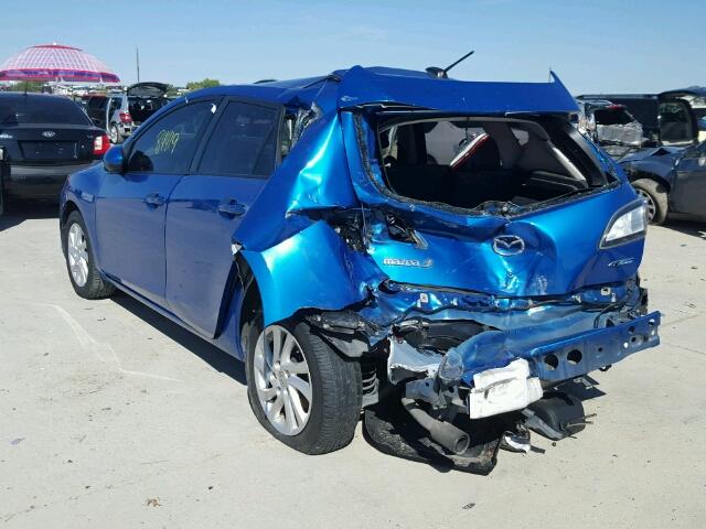 JM1BL1M77C1653811 - 2012 MAZDA 3 BLUE photo 3