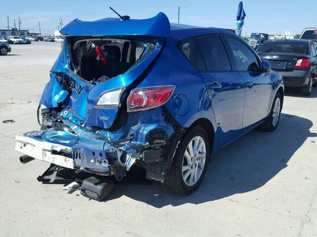 JM1BL1M77C1653811 - 2012 MAZDA 3 BLUE photo 4