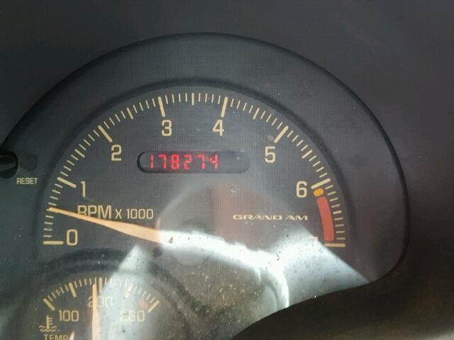 1G2NE52T0XM828360 - 1999 PONTIAC GRAND AM S RED photo 8