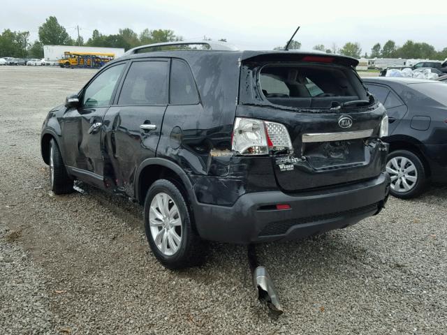 5XYKU4A25BG081272 - 2011 KIA SORENTO EX Qara foto 3