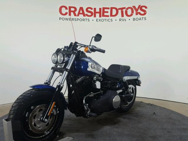 1HD1GYM19FC303432 - 2015 HARLEY-DAVIDSON FXDF BLUE photo 4