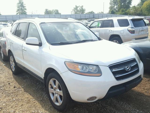 5NMSH13E58H137624 - 2008 HYUNDAI SANTA FE WHITE photo 1