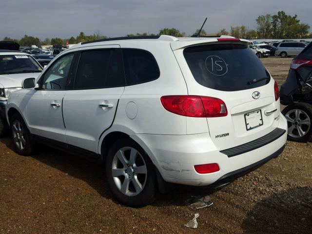 5NMSH13E58H137624 - 2008 HYUNDAI SANTA FE WHITE photo 9