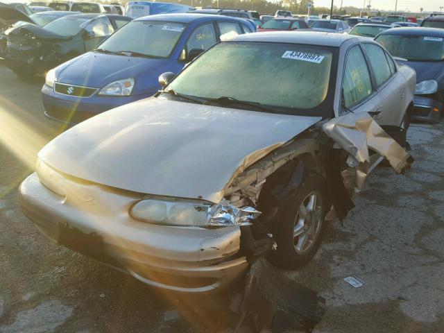 1G3NL52F94C129483 - 2004 OLDSMOBILE ALERO GL GOLD photo 2