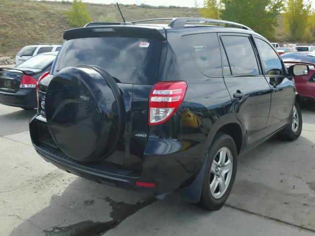 JTMBF4DV2C5051480 - 2012 TOYOTA RAV4 BLACK photo 4