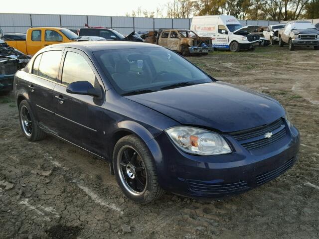 1G1AT58H397233323 - 2009 CHEVROLET COBALT LT BLUE photo 1