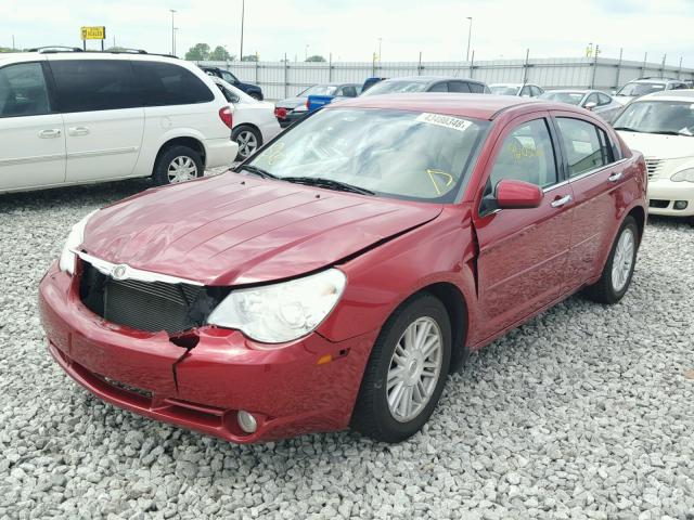 1C3LC66K97N693734 - 2007 CHRYSLER SEBRING LI RED photo 2