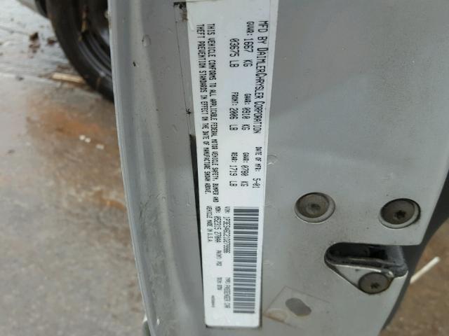 1P3ES46C21D279986 - 2001 PLYMOUTH NEON BASE 银色 照片 10