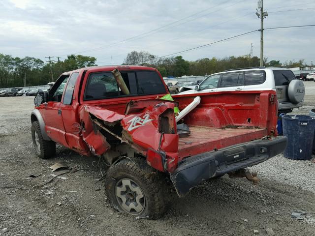 1GCCT19W018114150 - 2001 CHEVROLET S TRUCK S1 RED photo 3