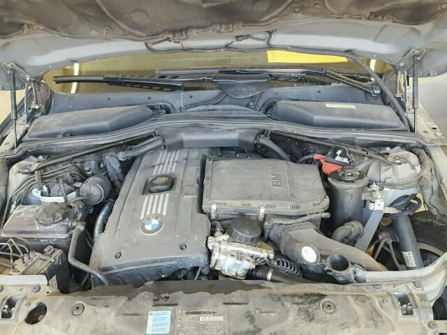 WBANV93589C133651 - 2009 BMW 535 GRAY photo 7