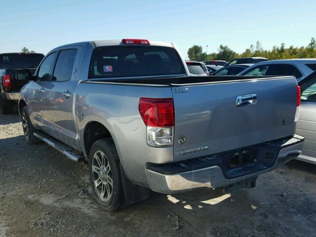 5TFEY5F18CX129384 - 2012 TOYOTA TUNDRA CRE GRAY photo 3