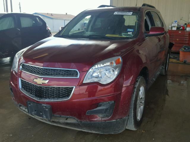 2GNALDEK5C6294771 - 2012 CHEVROLET EQUINOX LT MAROON photo 2