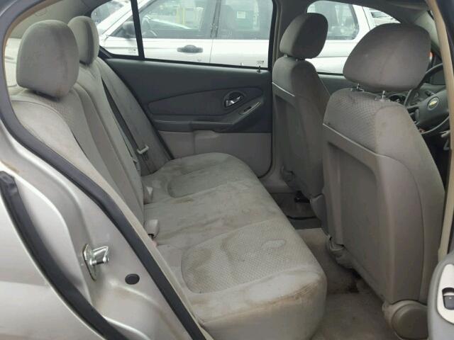 1G1ZS58F28F139572 - 2008 CHEVROLET MALIBU LS ვერცხლისფერი ფოტო 6