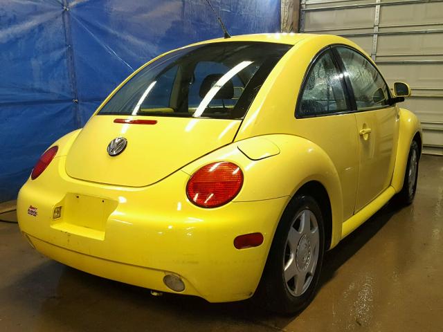 3VWCC21C0XM429393 - 1999 VOLKSWAGEN NEW BEETLE Sarı foto 4