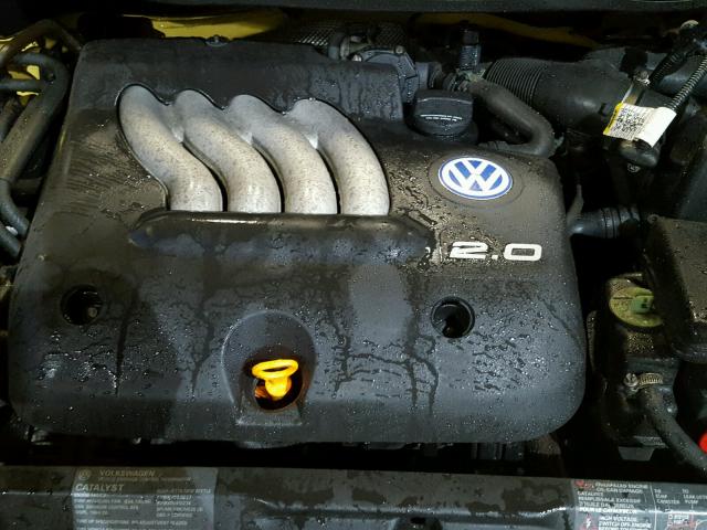 3VWCC21C0XM429393 - 1999 VOLKSWAGEN NEW BEETLE Sarı foto 7